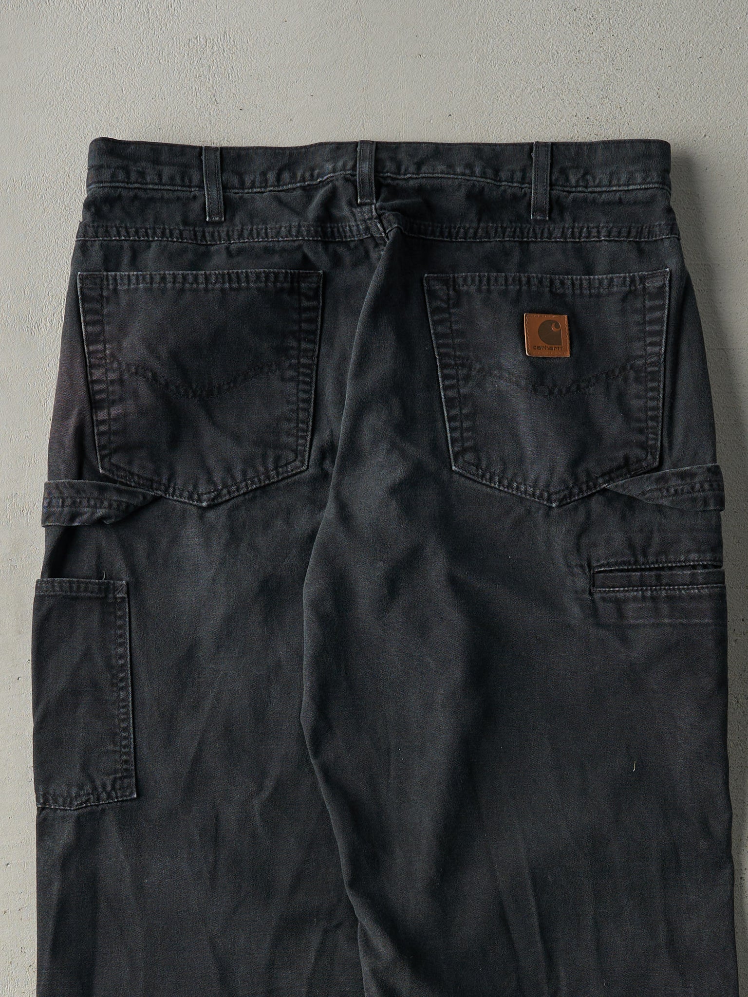 Vintage Y2K Black Carhartt Light Weight Carpenter Pants (32x29)