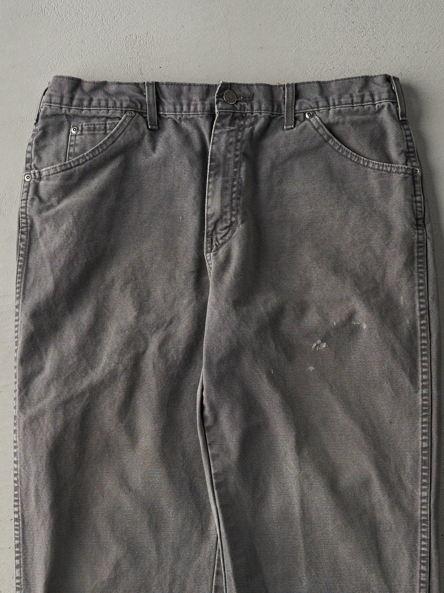 Vintage Y2K Grey Dickies Work Pants (34x30)