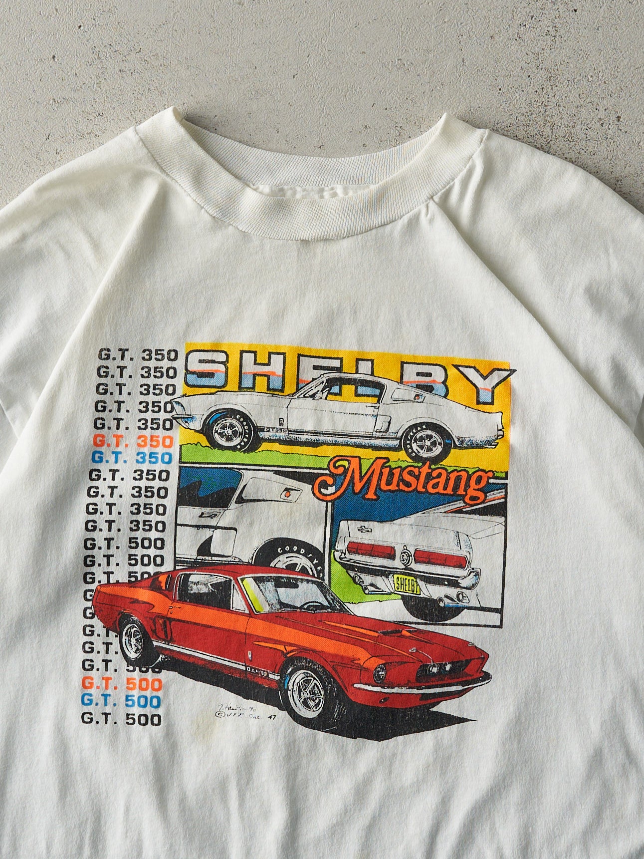 Vintage 90' Ford Shelby Mustang Single Stitch Tee (M)