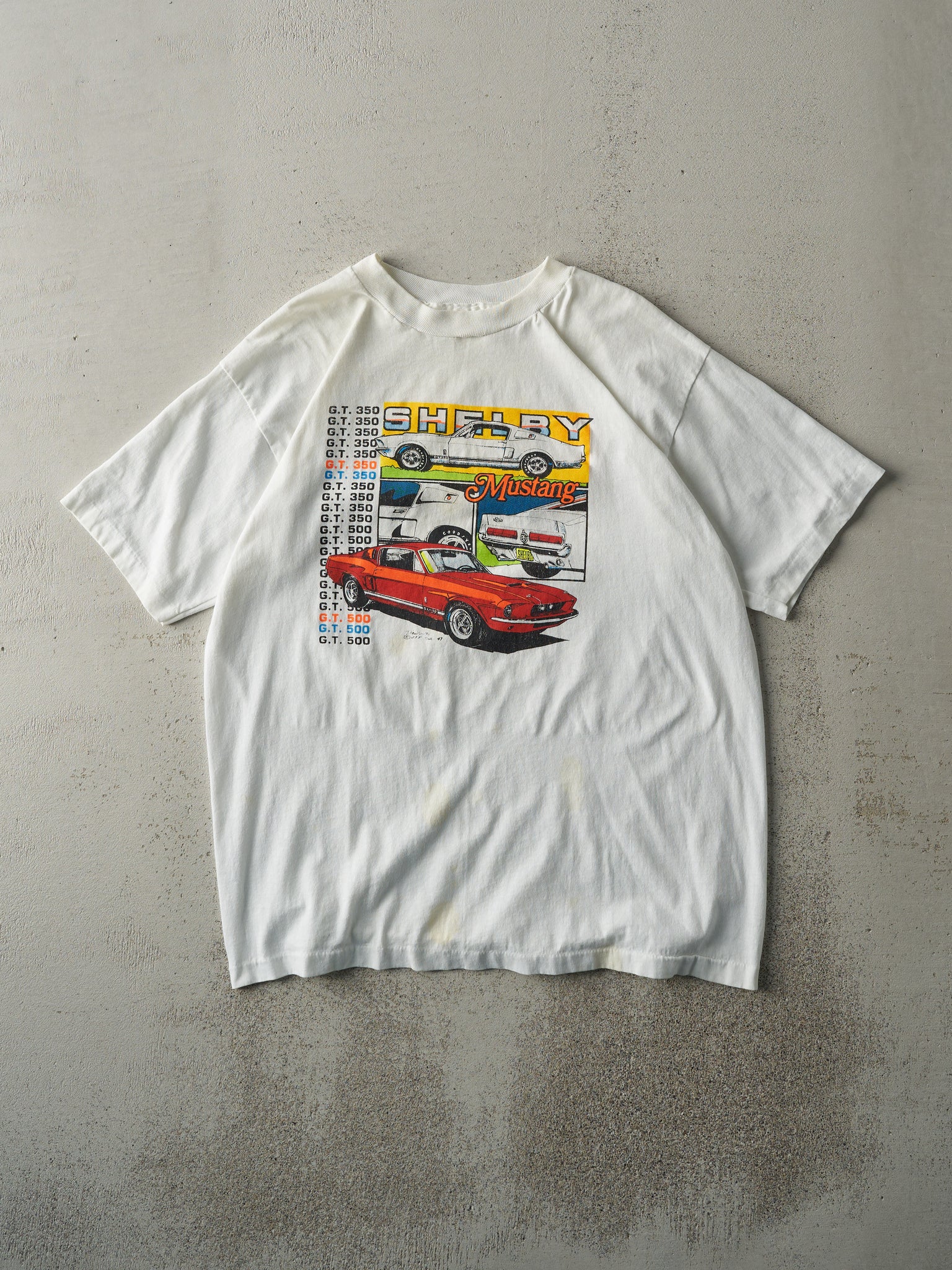 Vintage 90' Ford Shelby Mustang Single Stitch Tee (M)