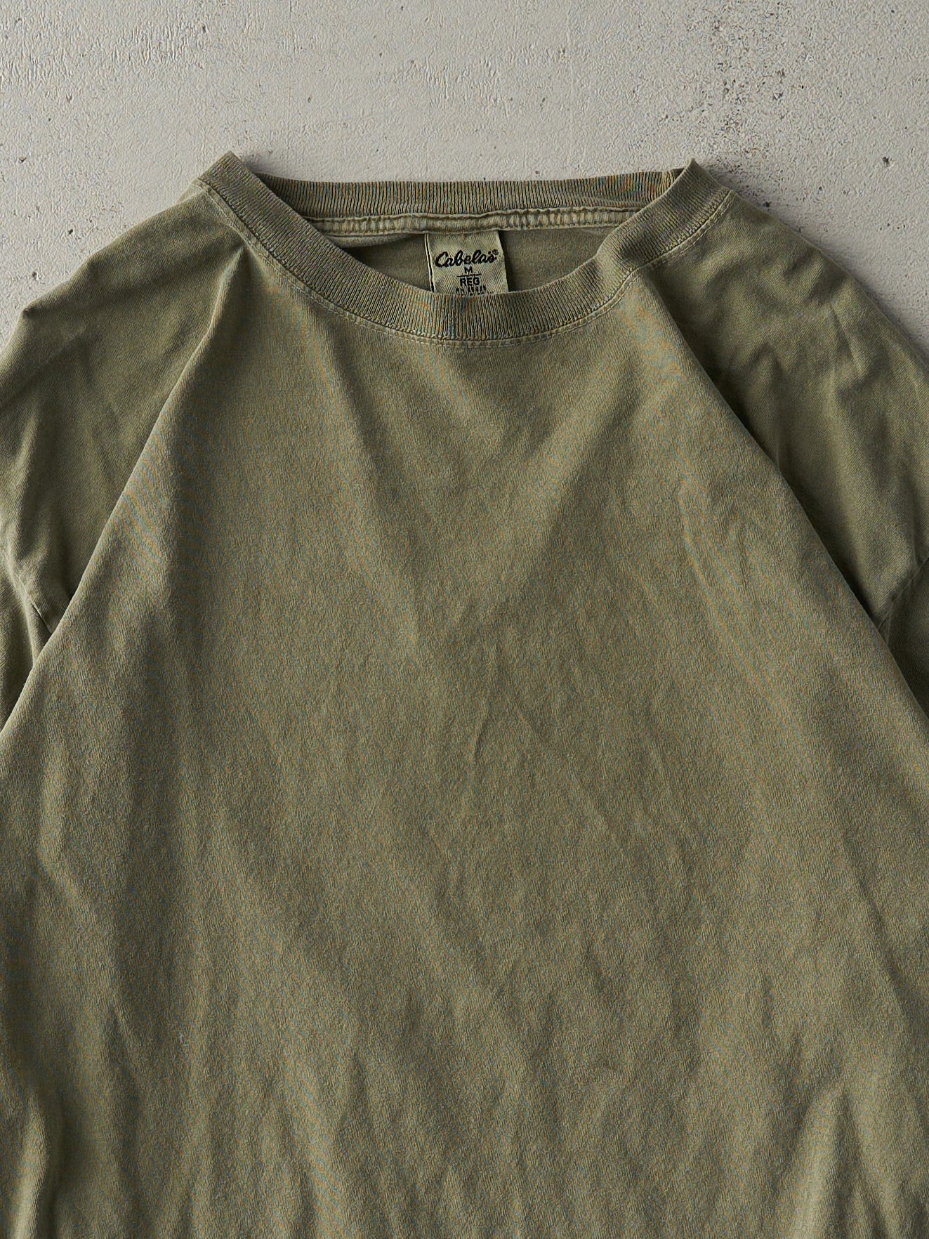 Vintage Y2K Green Cabela's Blank Long Sleeve (M/L)