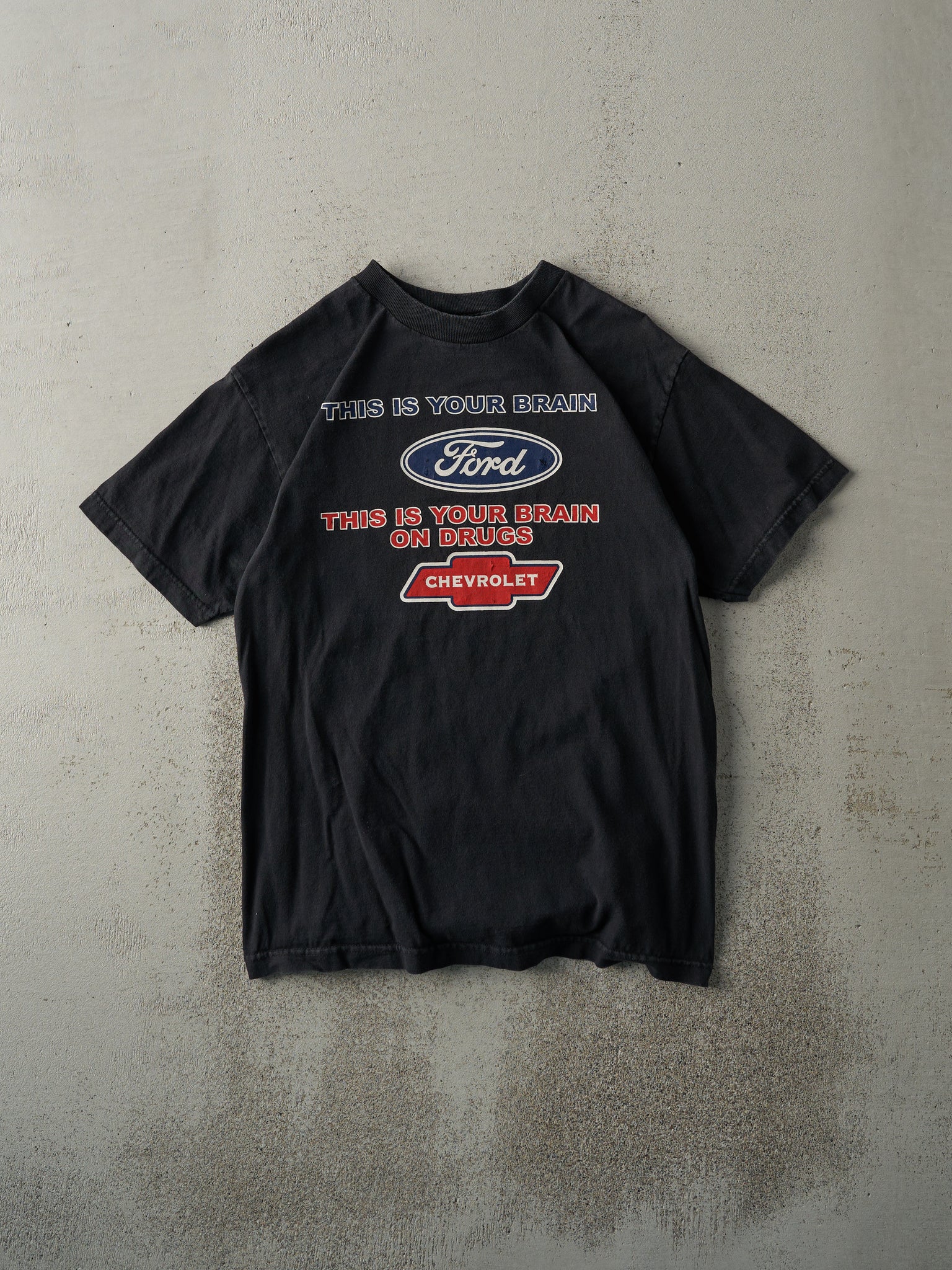 Vintage Y2K Black Ford Parody Tee (S)