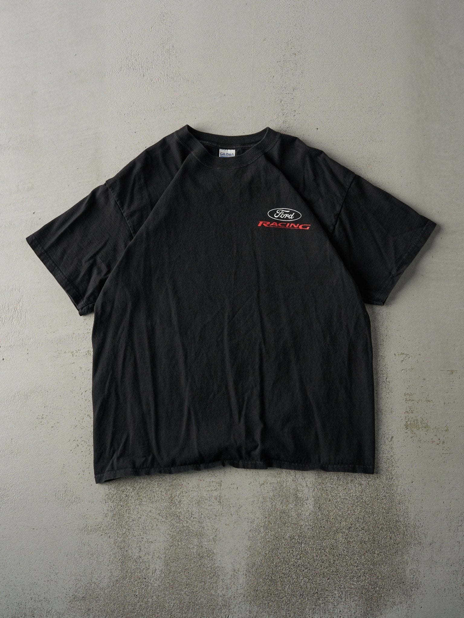 Vintage Y2K Black Ford Racing Tee (M/L)