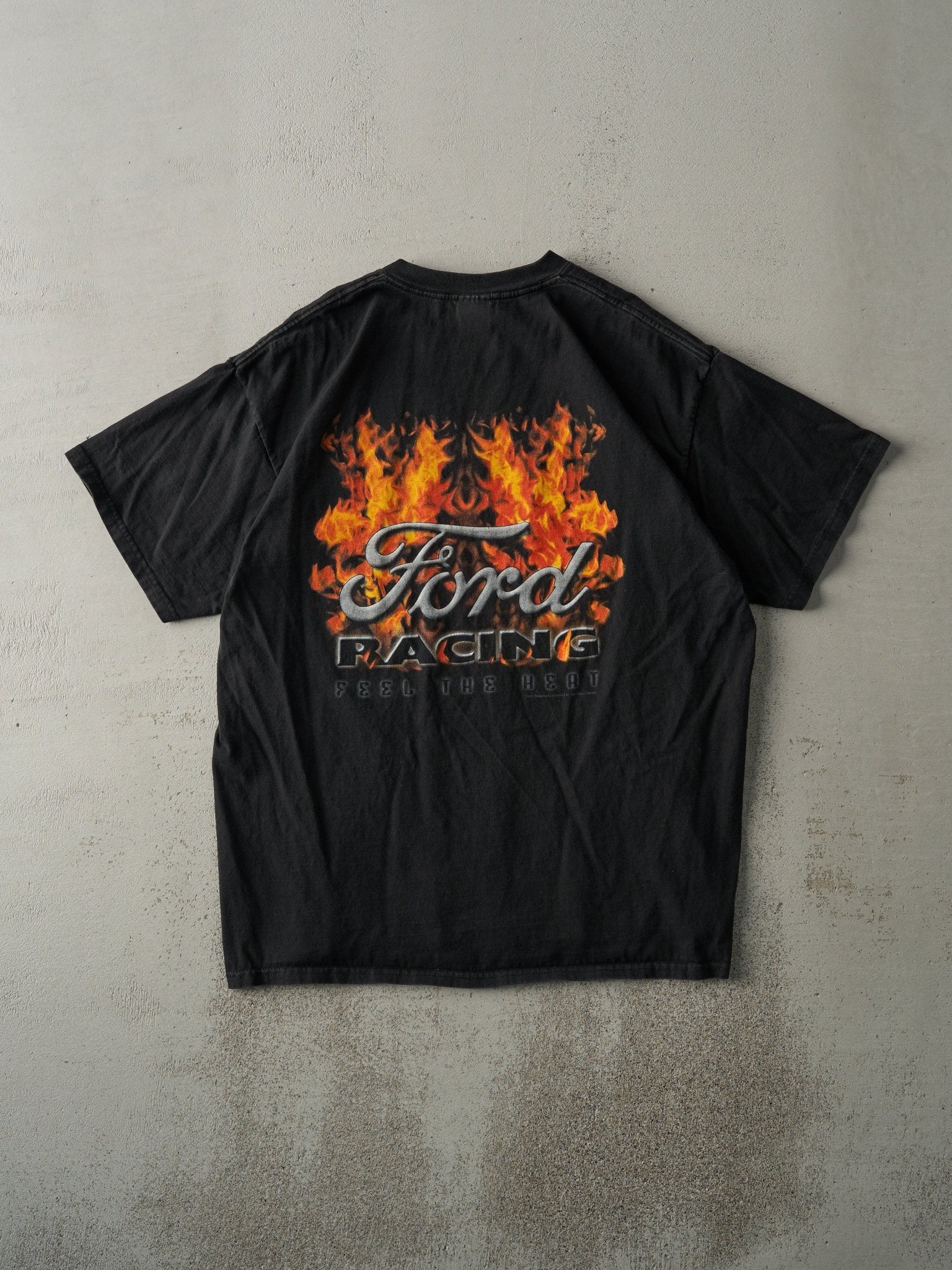 Vintage Y2K Black Ford Racing Tee (M/L)
