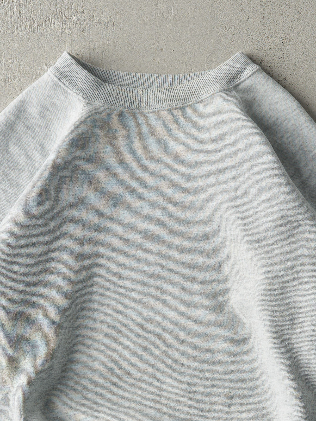 Vintage 80s Heather Grey Blank Crewneck (M)