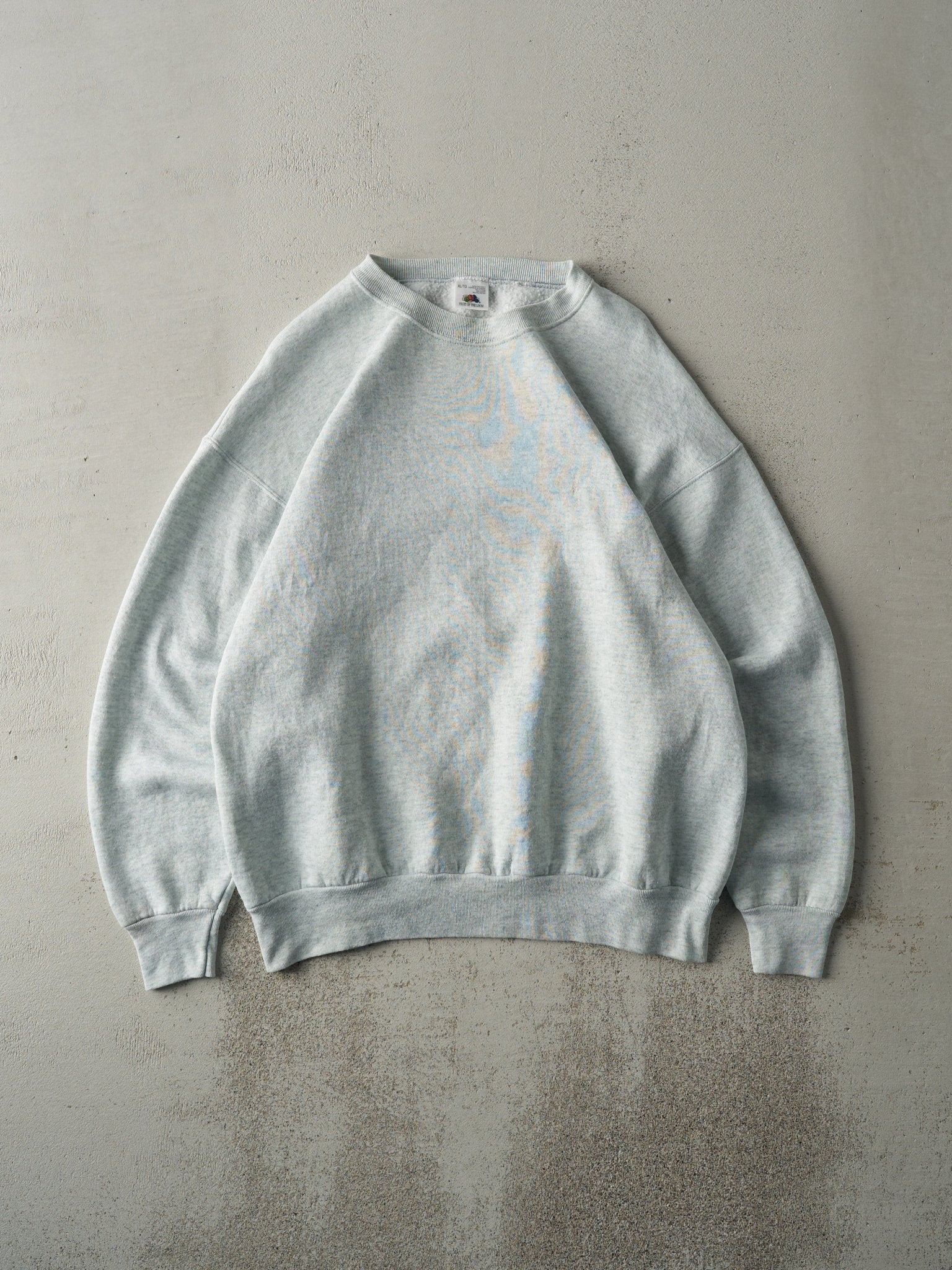 Vintage 90s Heather Grey Blank Crewneck (L)