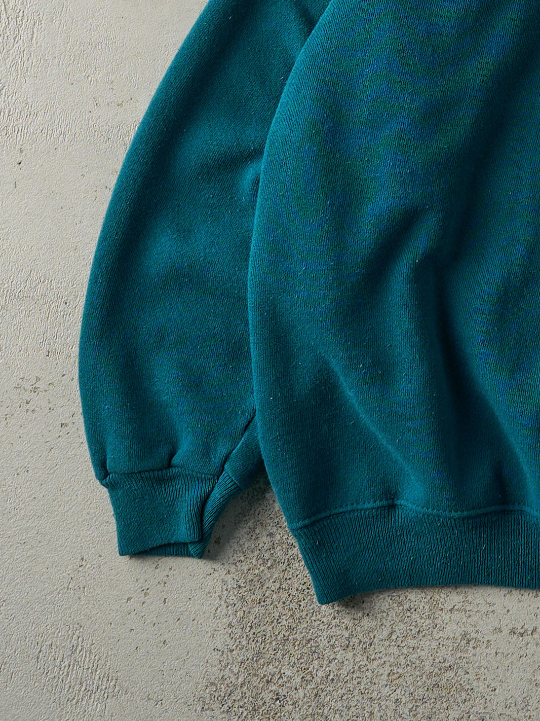 Vintage 80s Teal Blank Crewneck (M)