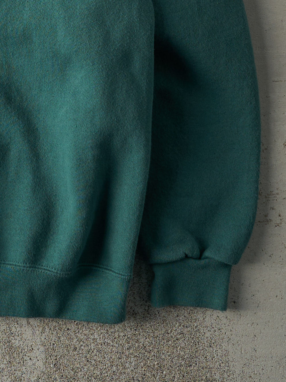 Vintage 90s Green Blank Crewneck (M)