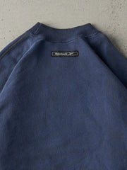 Vintage Y2K Navy Blue Reebok Boxy Crewneck (L)