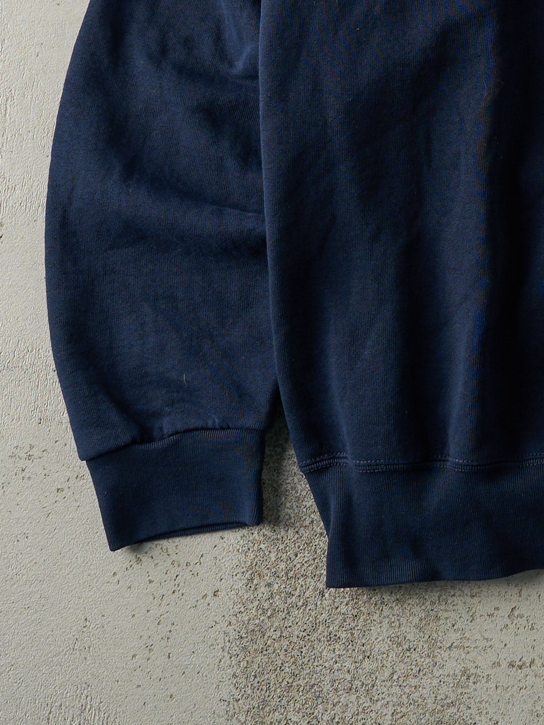 Vintage 90s Navy Blue Blank Crewneck (L)