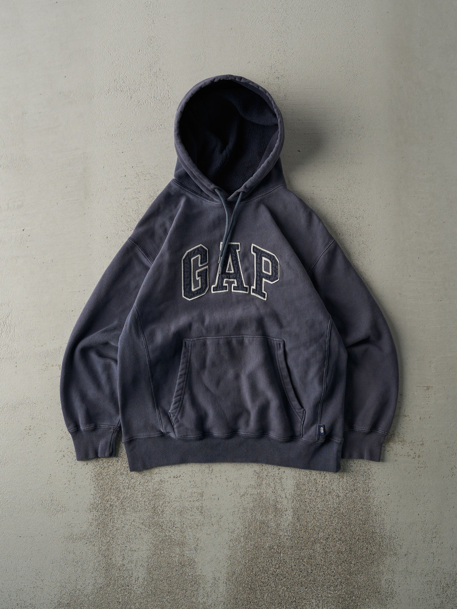 Vintage 90s Washed Blue Gap Hoodie (M)