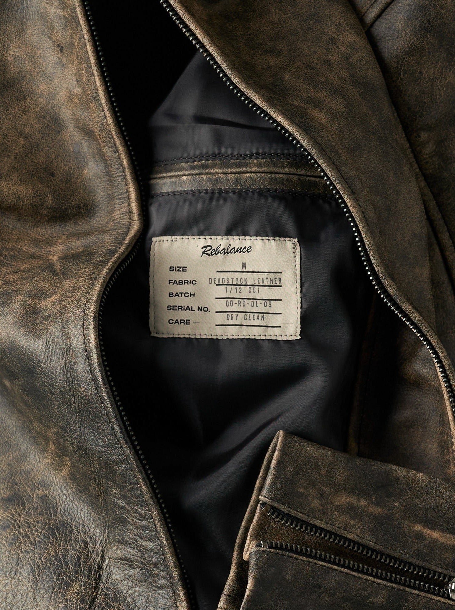 Everyday Boxy Leather Jacket - Brown