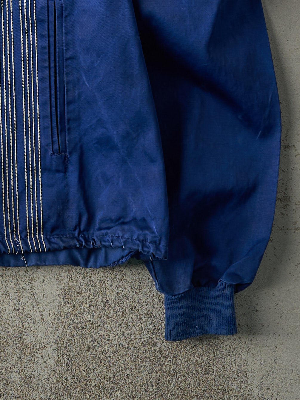 Vintage 70s Blue Ford Trucks Zip Up Work Jacket (M)