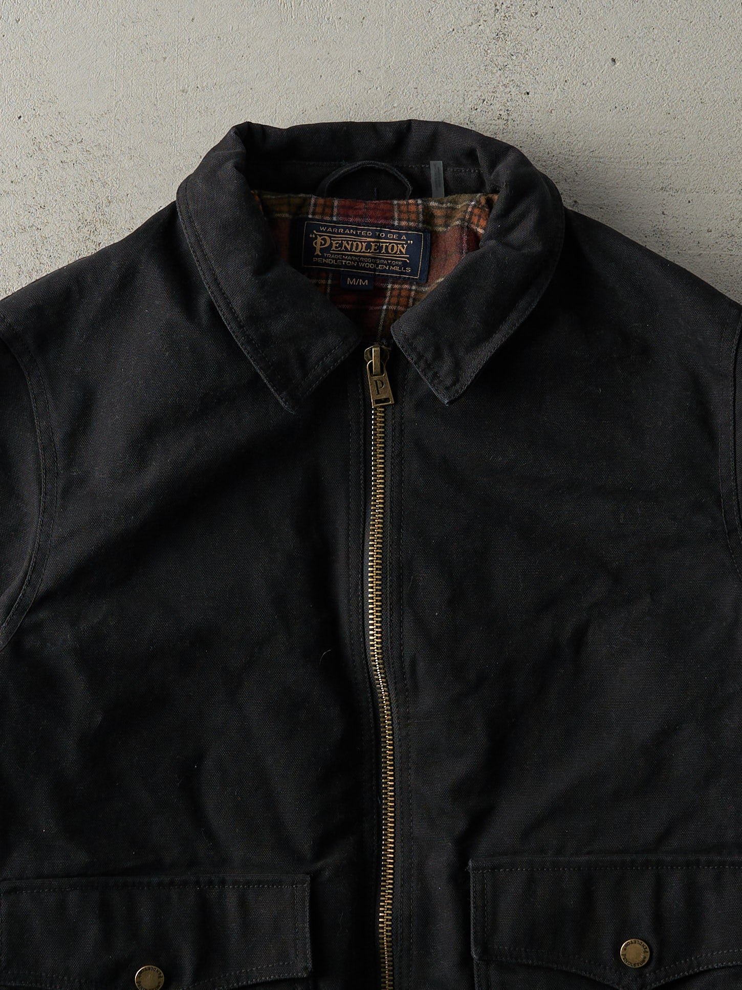 Vintage 90s Black Pendleton Jacket (M)