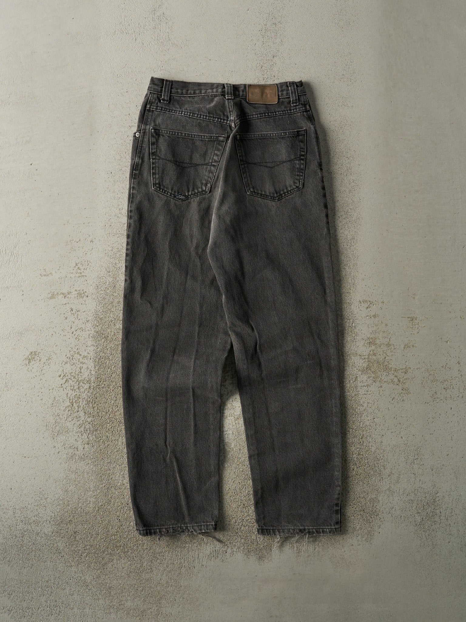 Vintage Y2K Faded Black Quiksilver Denim Pants (27x29)