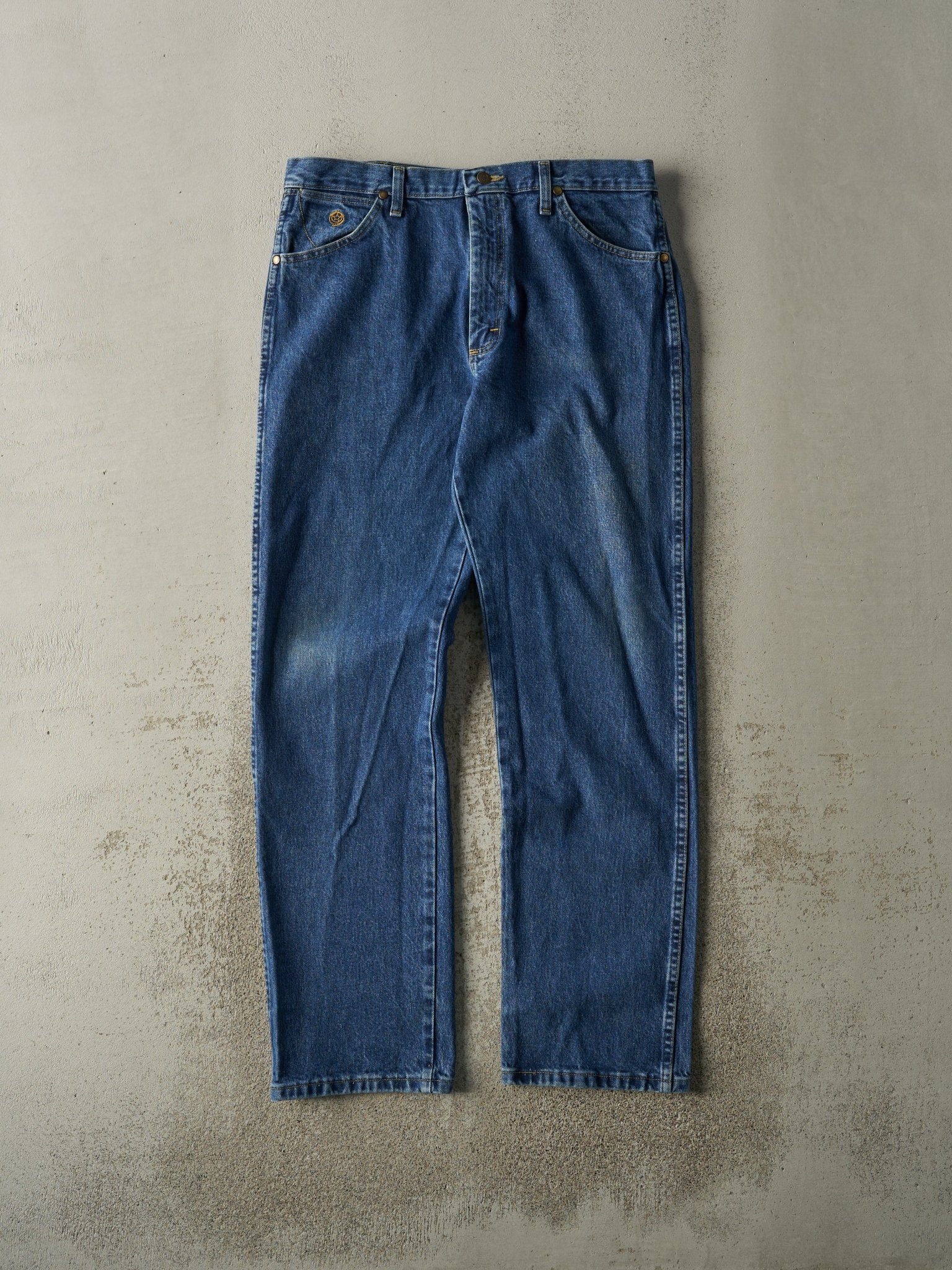 Vintage 90s Dark Wash Wrangler Jeans (35x32.5)