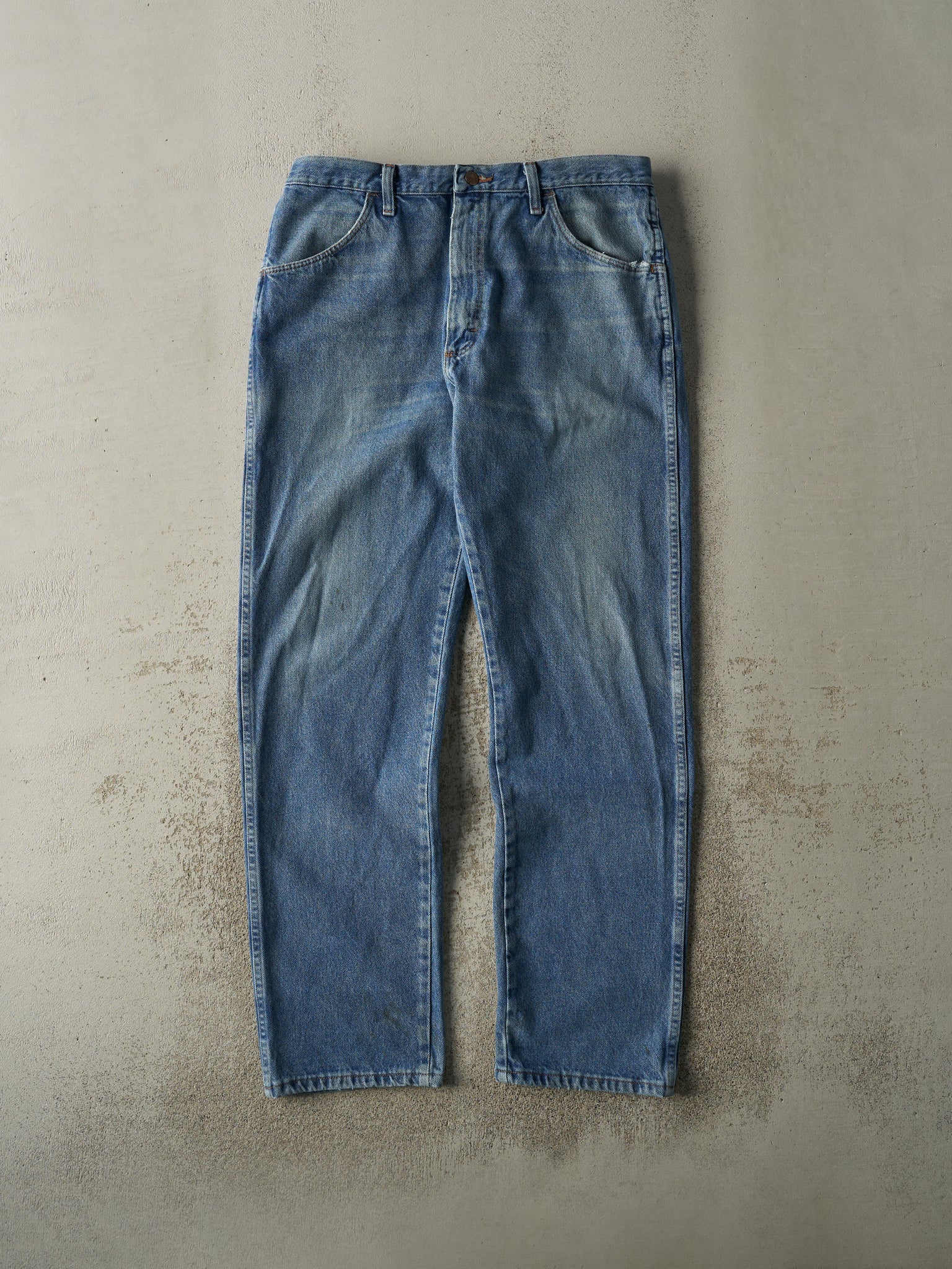 Vintage 90s Light Wash Rustler Jeans (35.5x32)