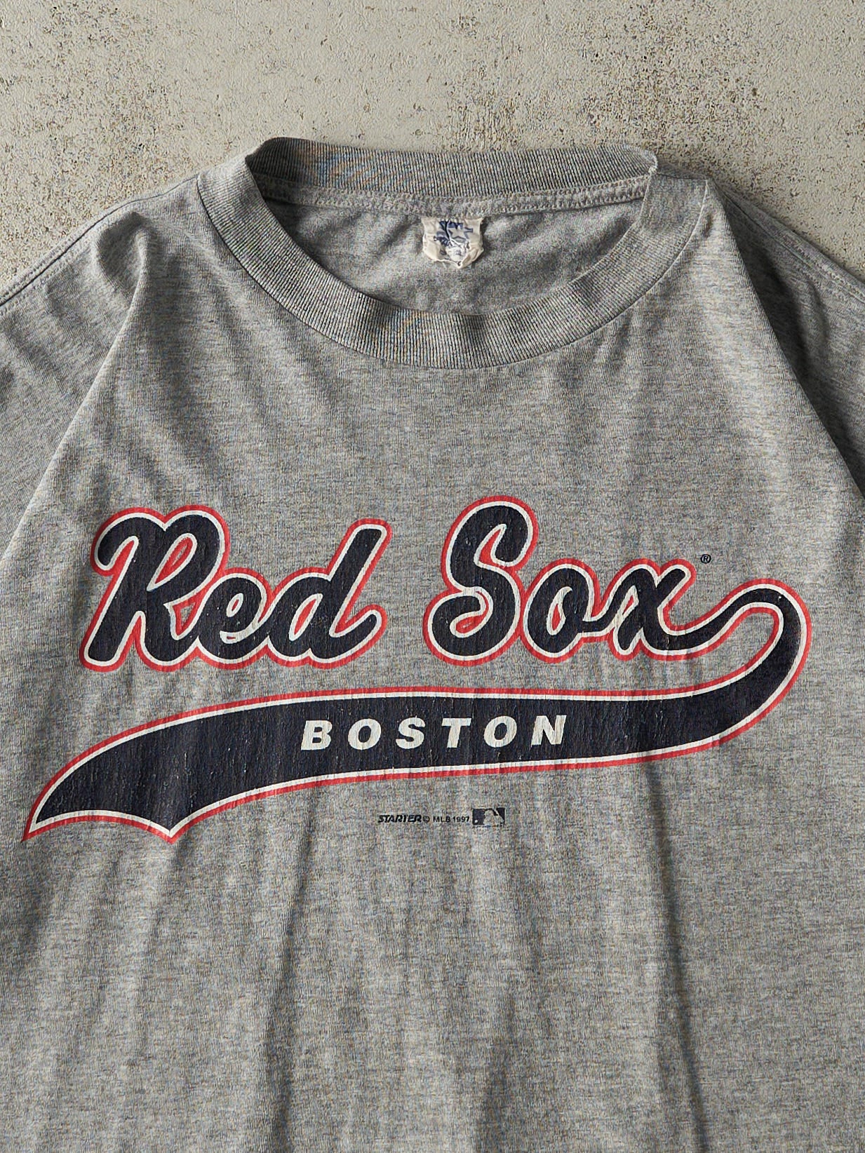 Vintage 97' Grey Boston Red Sox Single Stitch Tee (XL)