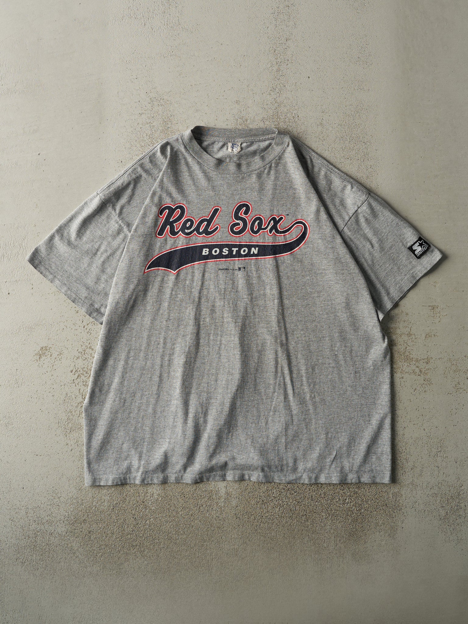 Vintage 97' Grey Boston Red Sox Single Stitch Tee (XL)