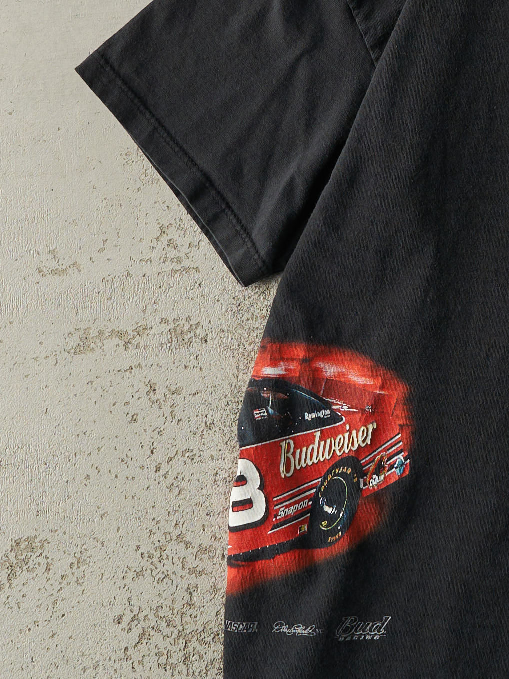 Vintage Y2K Black Dale Earnhardt Jr. Nascar Tee (L)