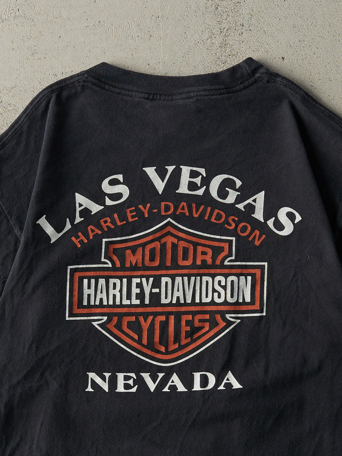 Vintage 07' Black Las Vegas Nevada Harley Davidson Tee (M)