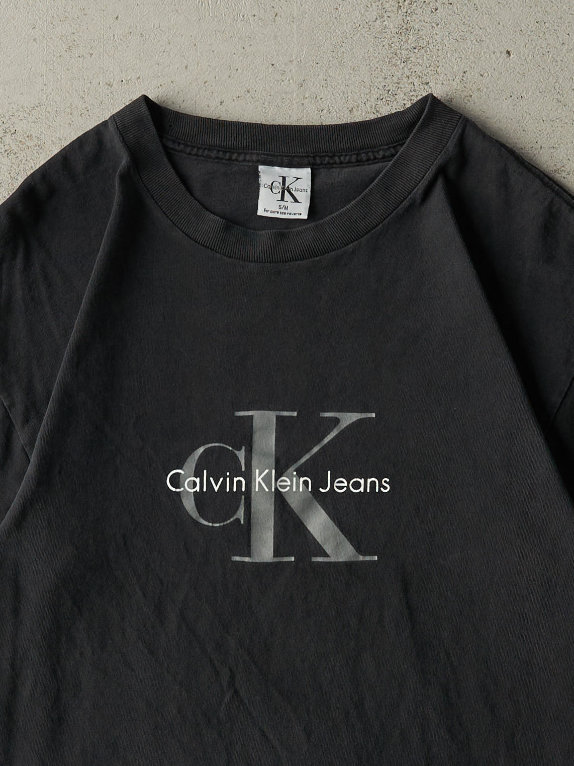 Vintage 90s Black Calvin Klein Jeans Tee (S)