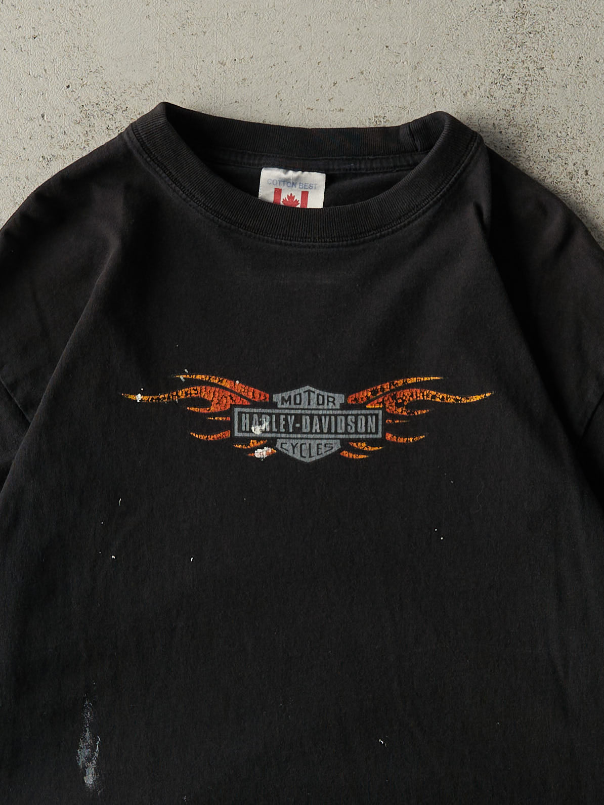 Vintage Y2K Black Harley Davidson Tee (L/XL)