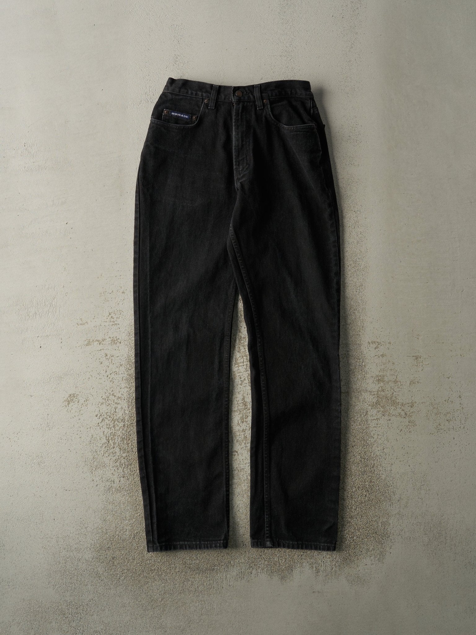 Vintage 90s Black Denim Pants (30x33.5)