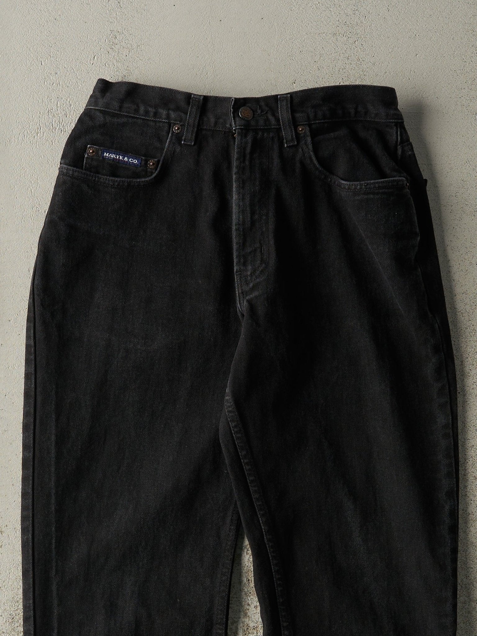 Vintage 90s Black Denim Pants (30x33.5)
