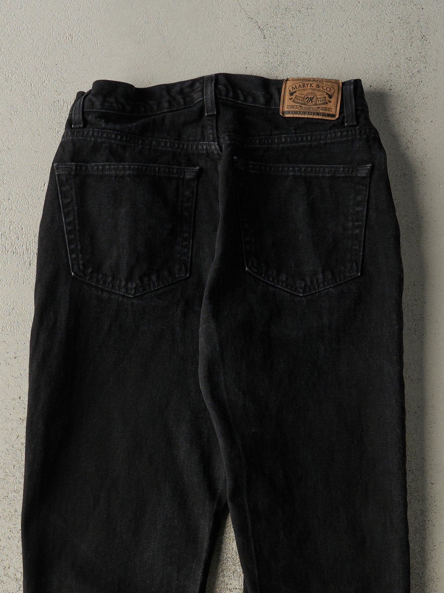 Vintage 90s Black Denim Pants (30x33.5)