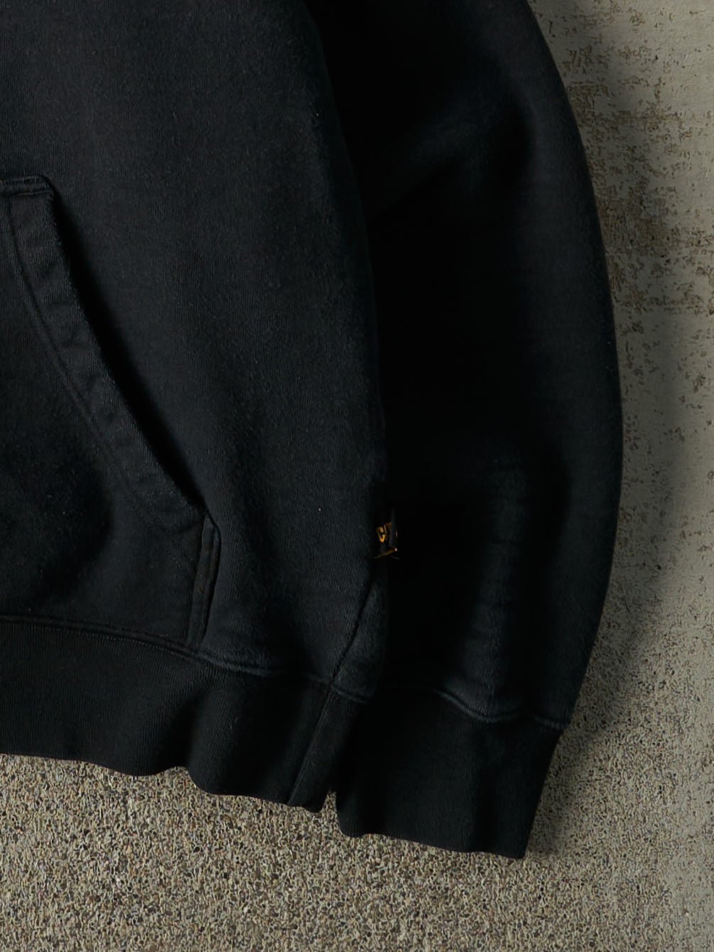 Vintage Y2K Black CAT Embroidered Hoodie (M/L)