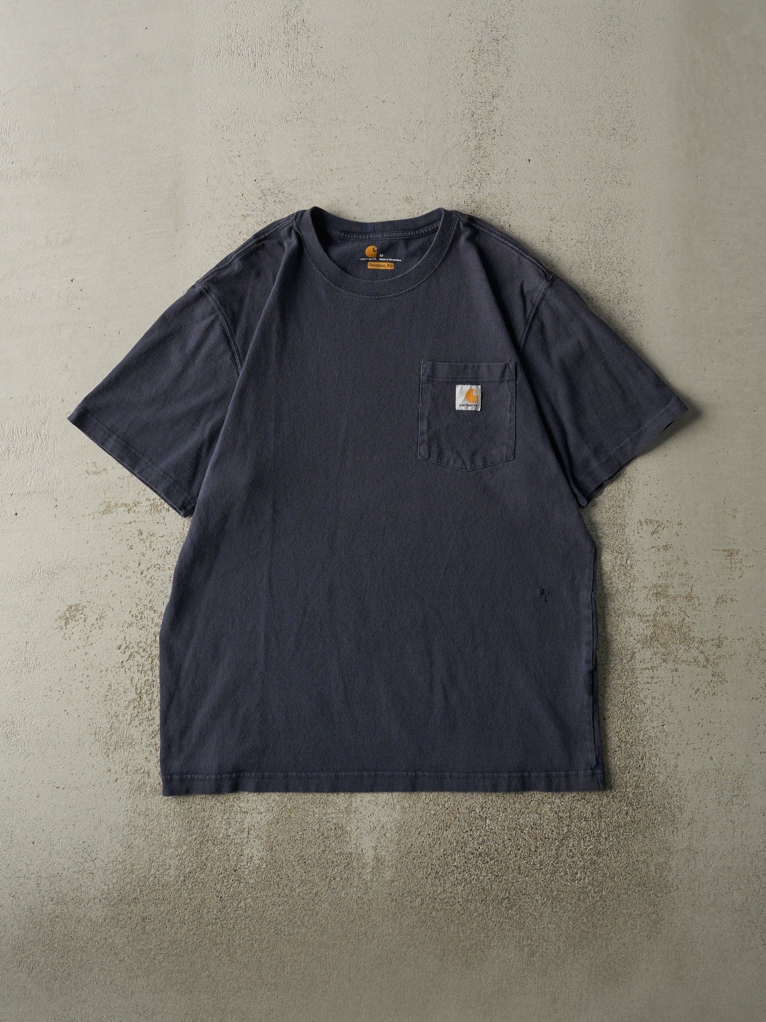 Vintage Y2K Navy Blue Carhartt Pocket Tee (M/L)