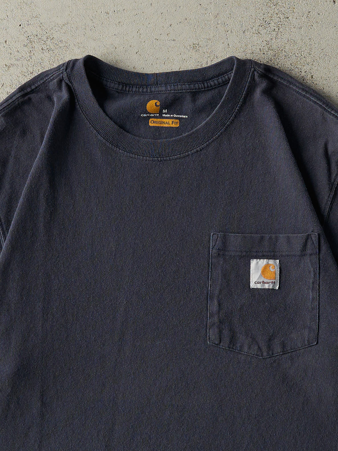 Vintage Y2K Navy Blue Carhartt Pocket Tee (M/L)