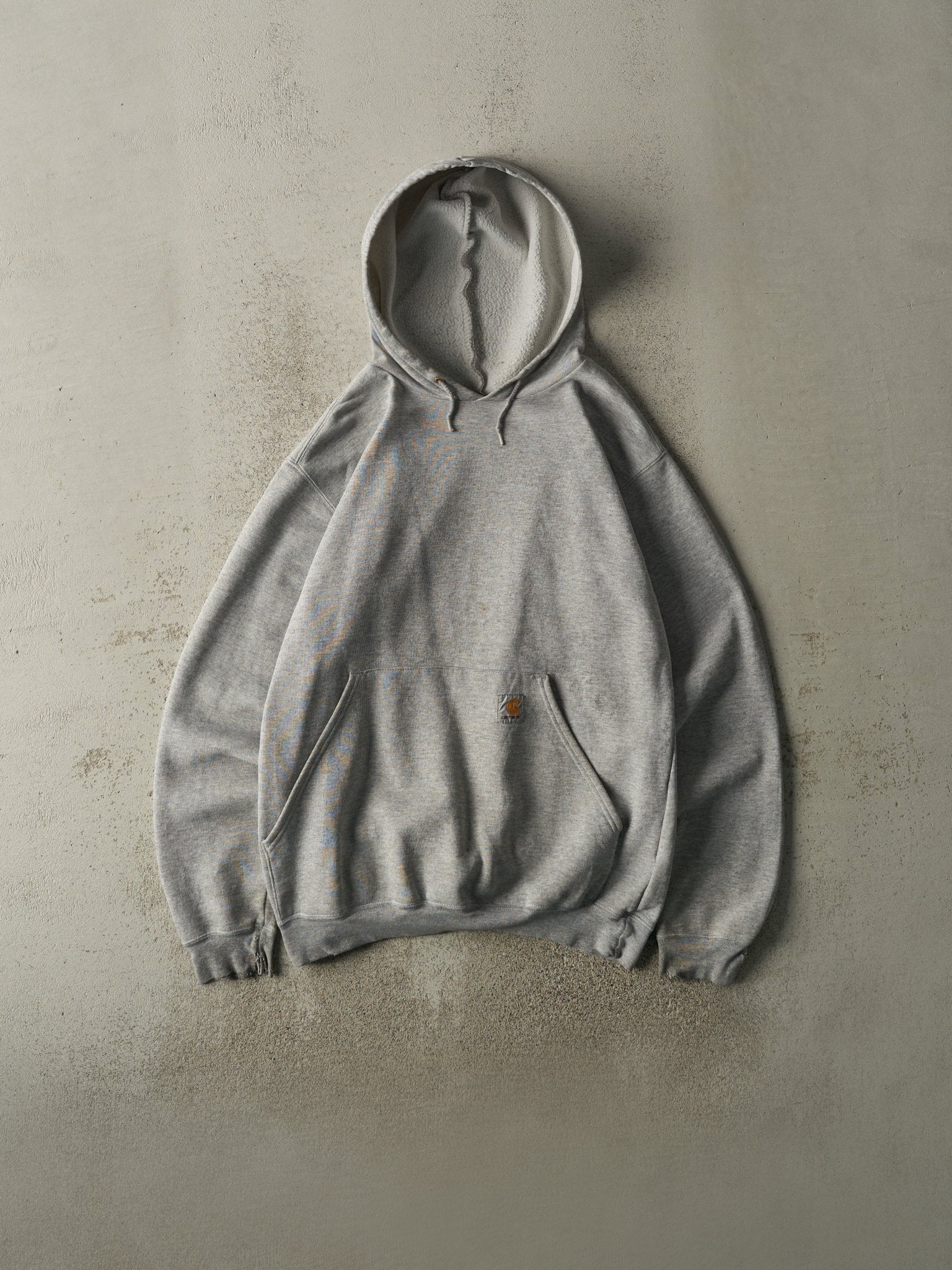 Vintage 90s Heather Grey Carhartt Hoodie (M)