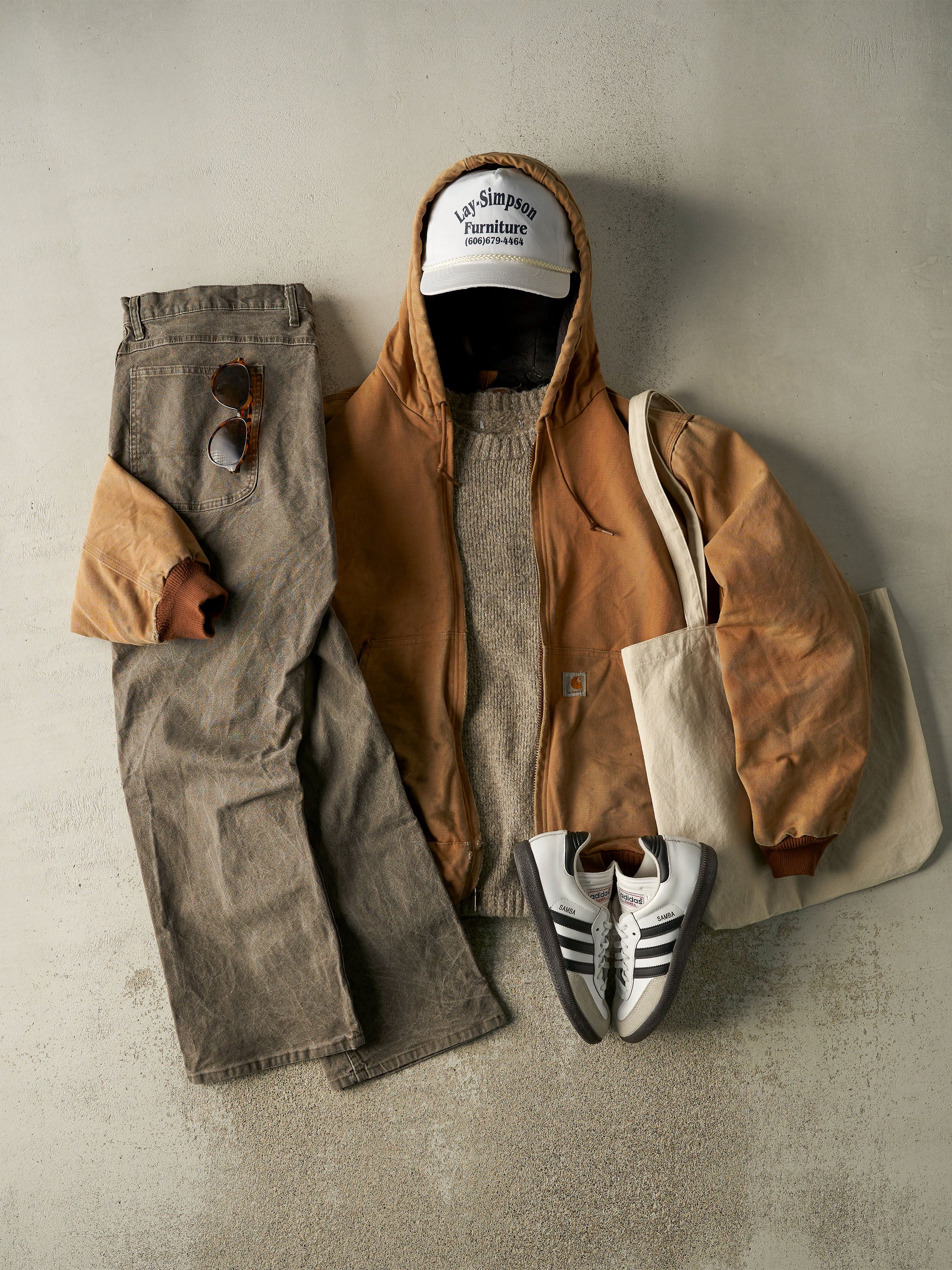 Vintage 90s Grey Dickies Carpenter Pants (40x29)