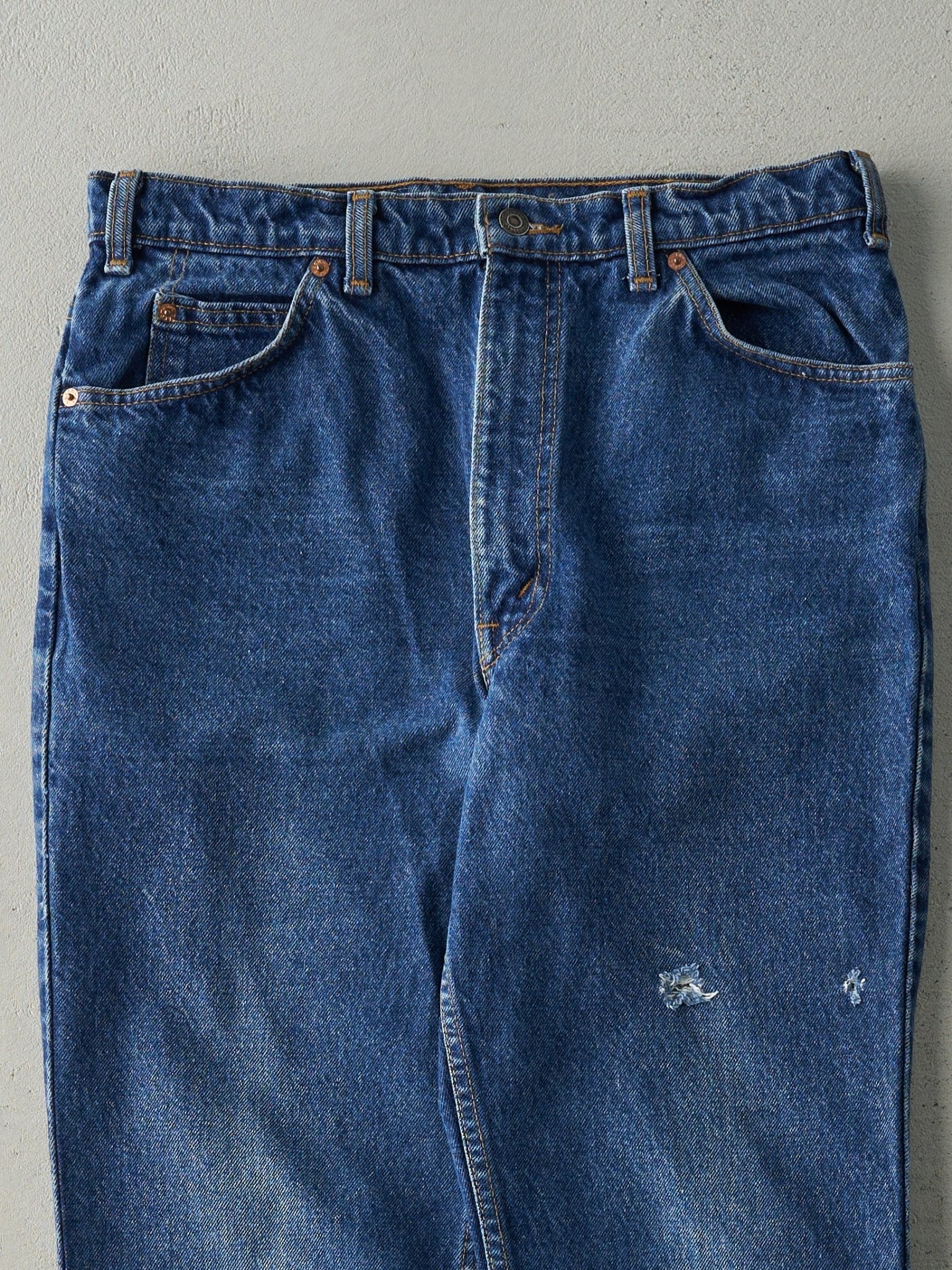 Vintage 80s Mid Wash Levi's 619 Orange Tab Jeans (33x30.5)