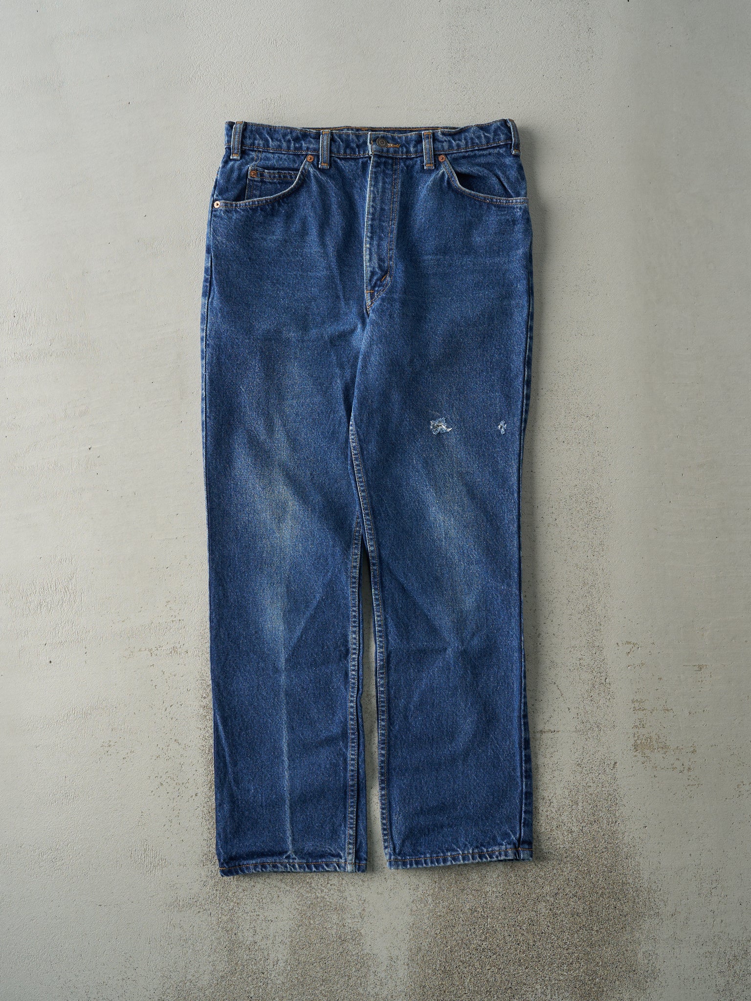 Vintage 80s Mid Wash Levi's 619 Orange Tab Jeans (33x30.5)