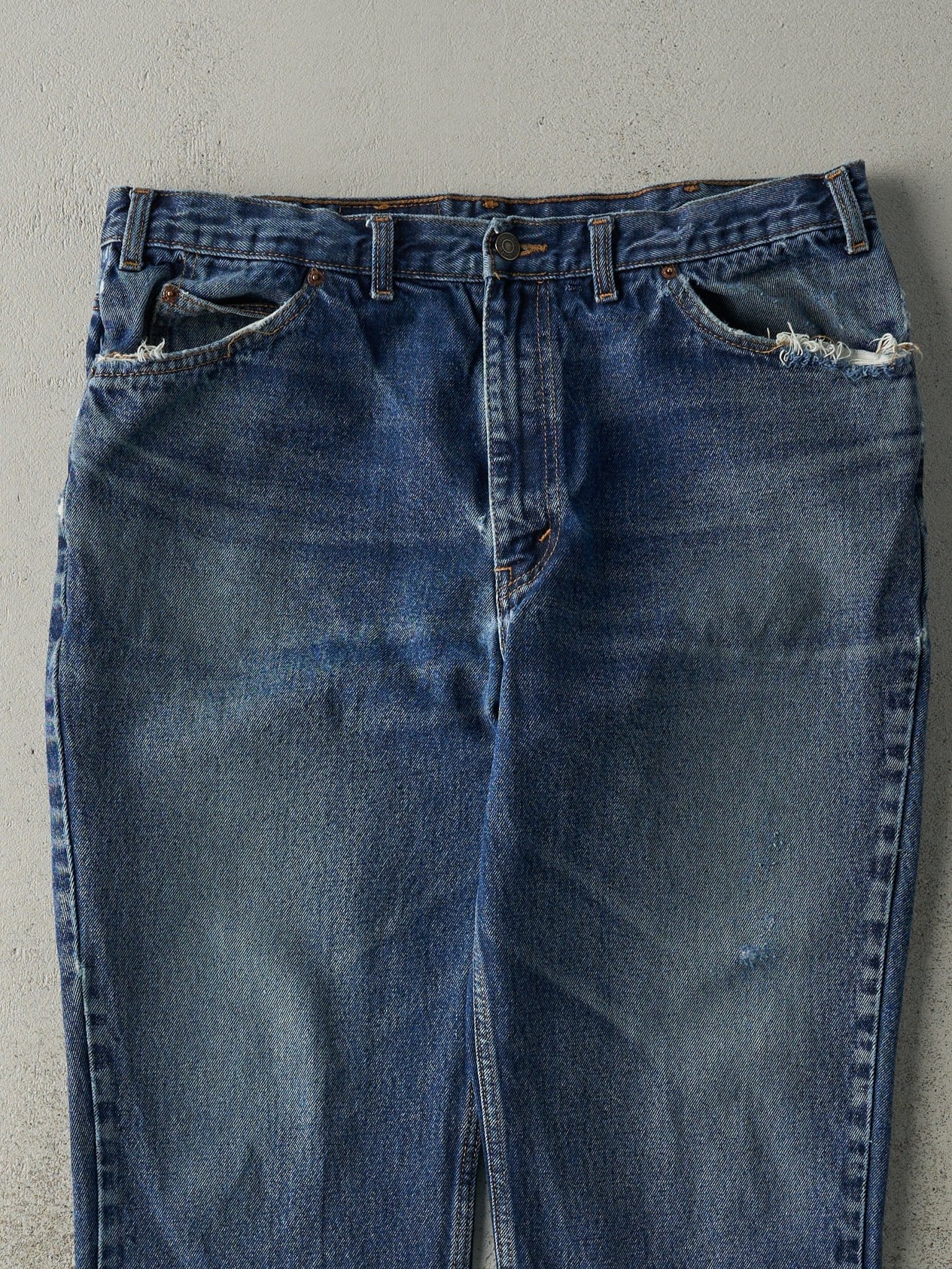 Vintage 90s Mid Wash Levi's Orange Tab Jeans (36x28.5)