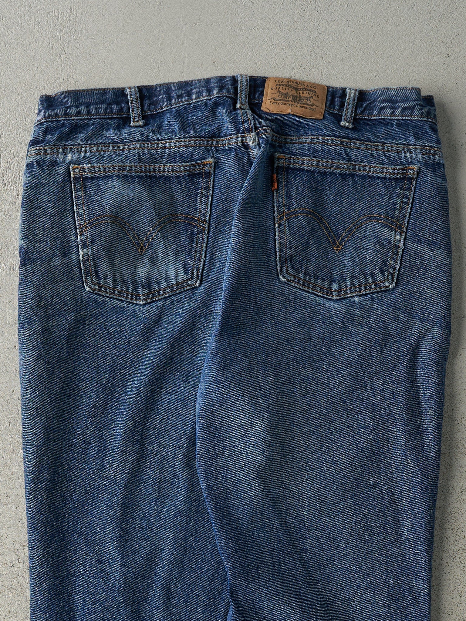 Vintage 90s Mid Wash Levi's Orange Tab Jeans (36x28.5)