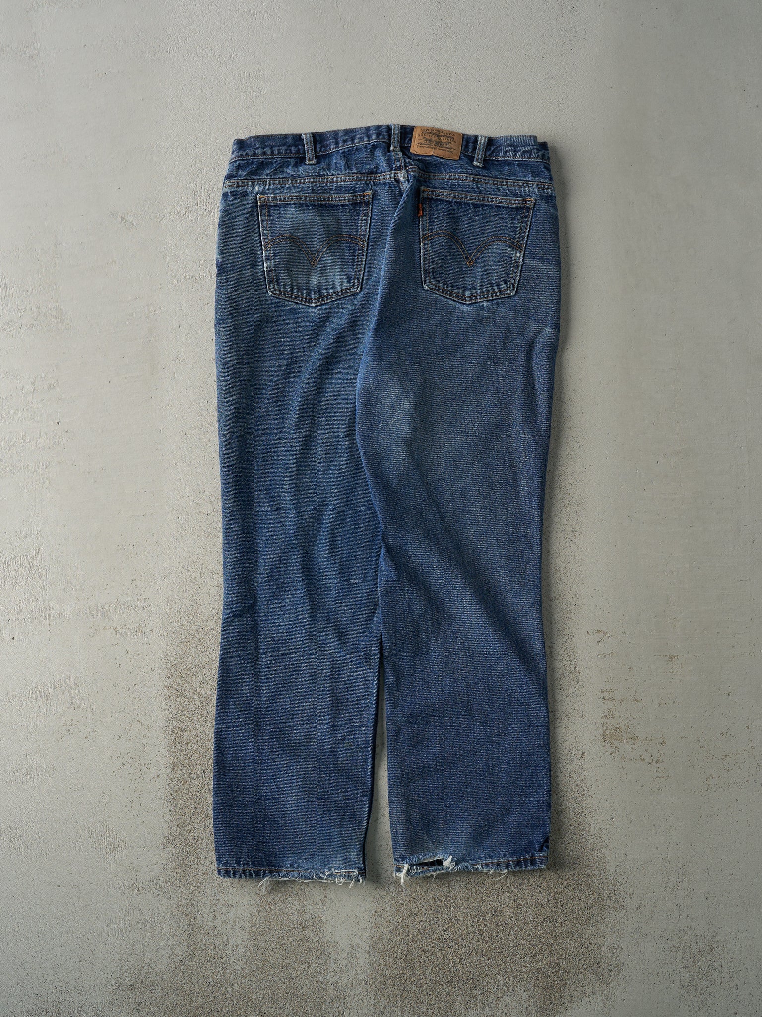 Vintage 90s Mid Wash Levi's Orange Tab Jeans (36x28.5)