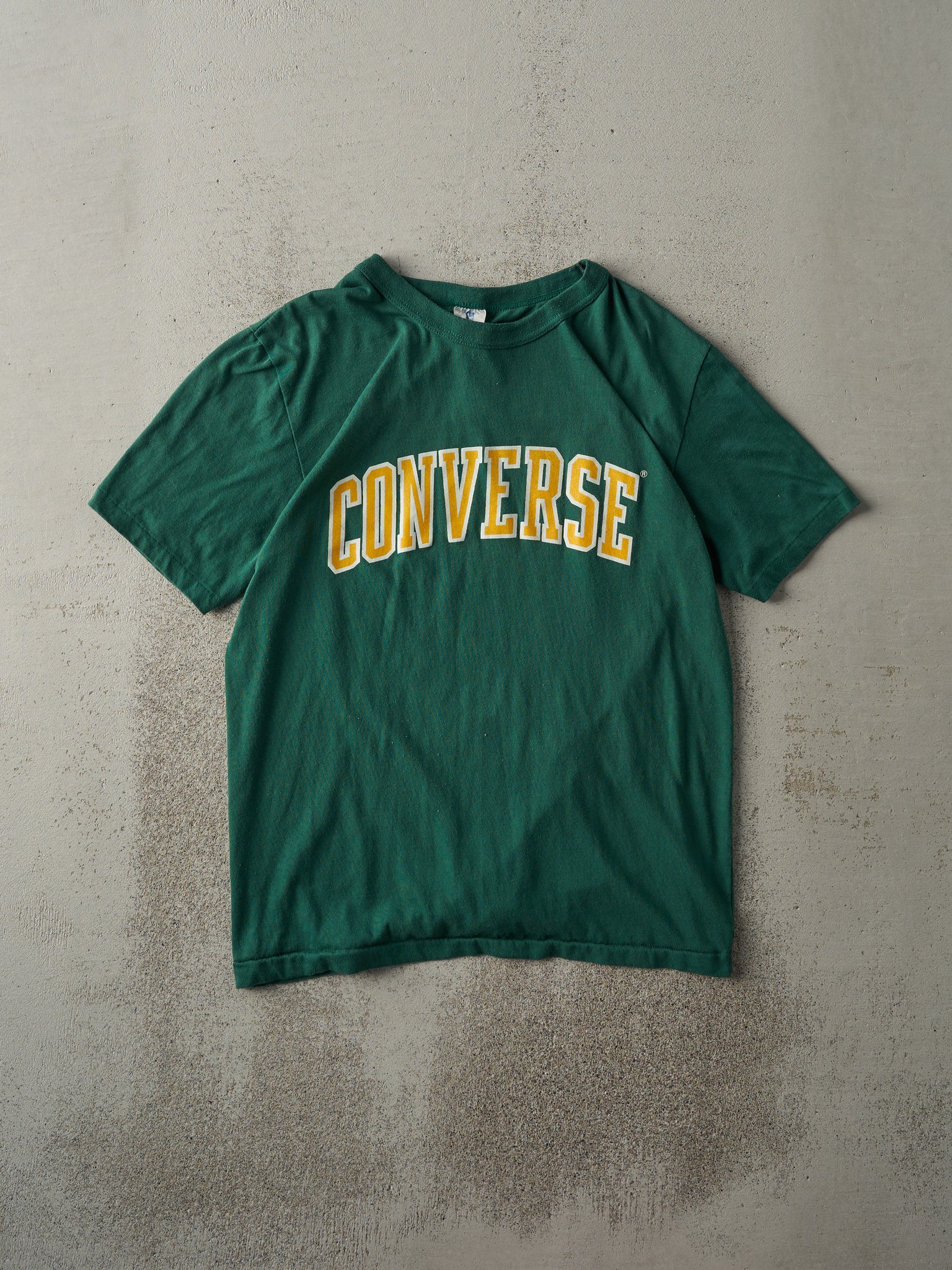 Vintage 90s Forest Green Converse Tee (M)