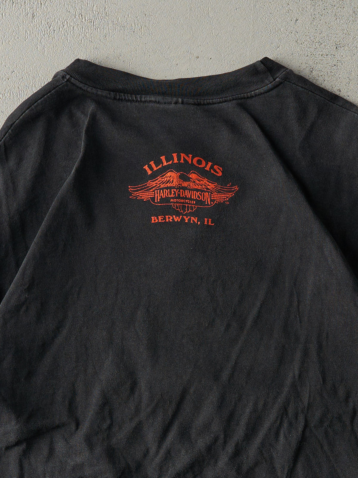 Vintage 96' Black Berwyn IL Harley Davidson Tee (M/L)