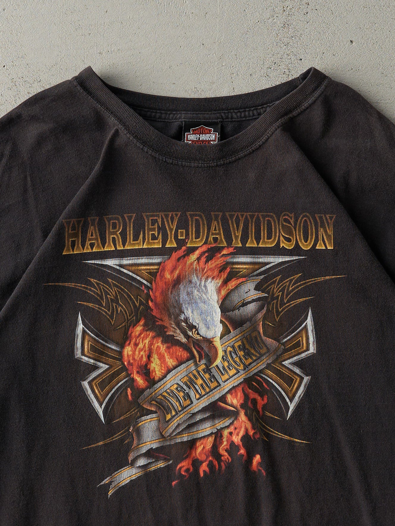 Vintage 07' Black Millville New Jersey Harley Davidson Tee (L)