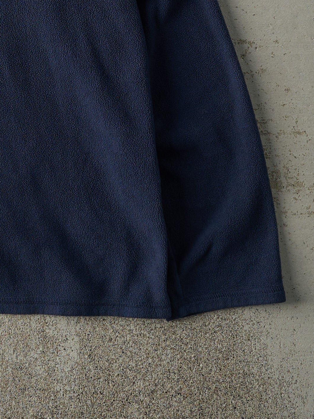 Vintage Y2K Navy Blue The North Face Fleece Quarter Zip Sweater (L)