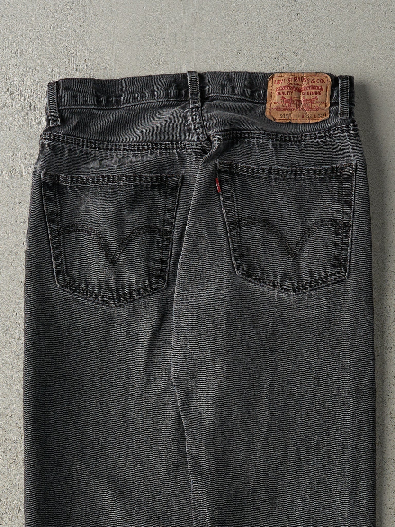 Vintage Y2K Faded Black Levi's 505 Denim Pants (30.5x30.5)