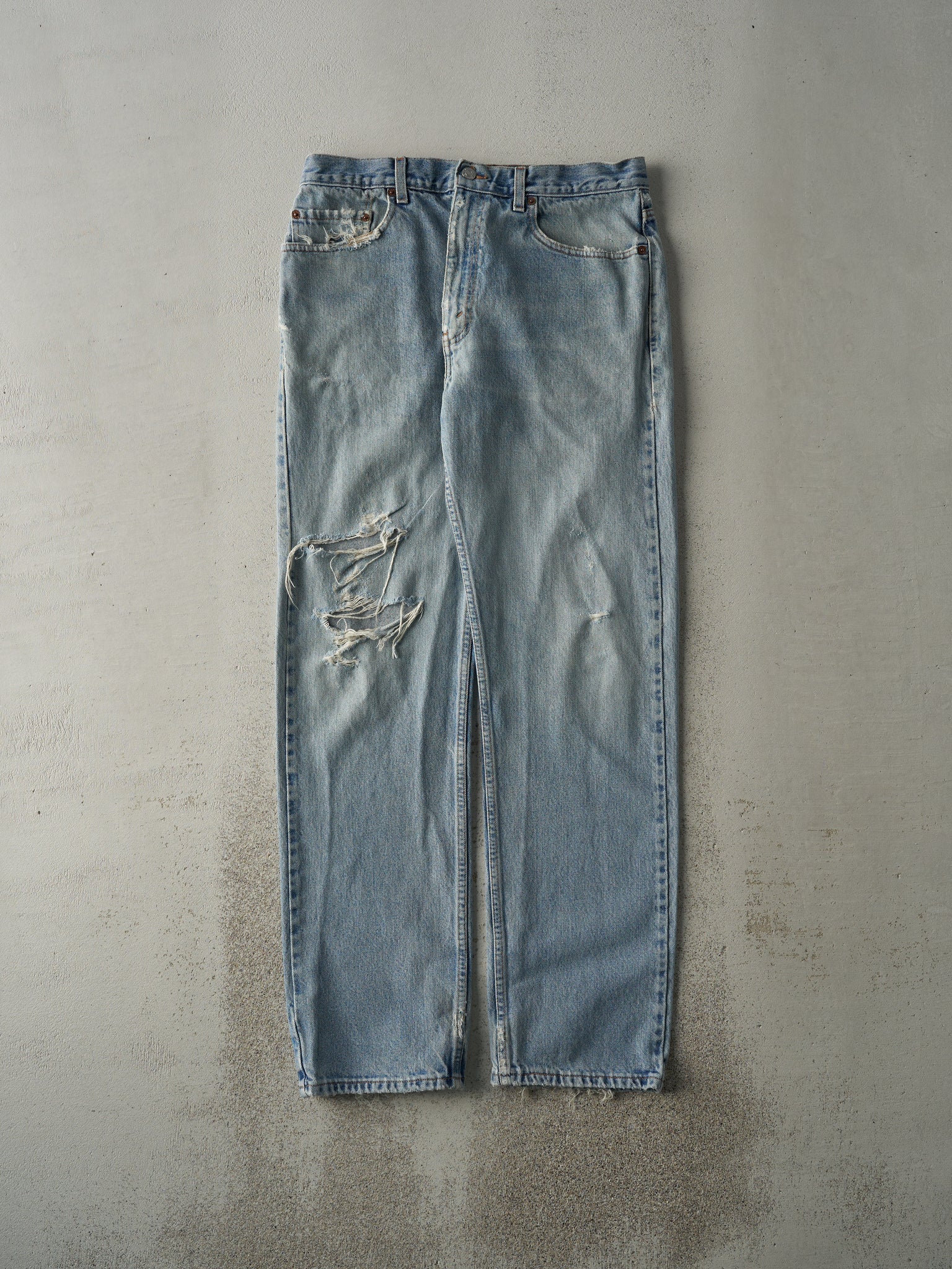 Vintage 90s Light Wash Levi's 505 Jeans (32x32.5)