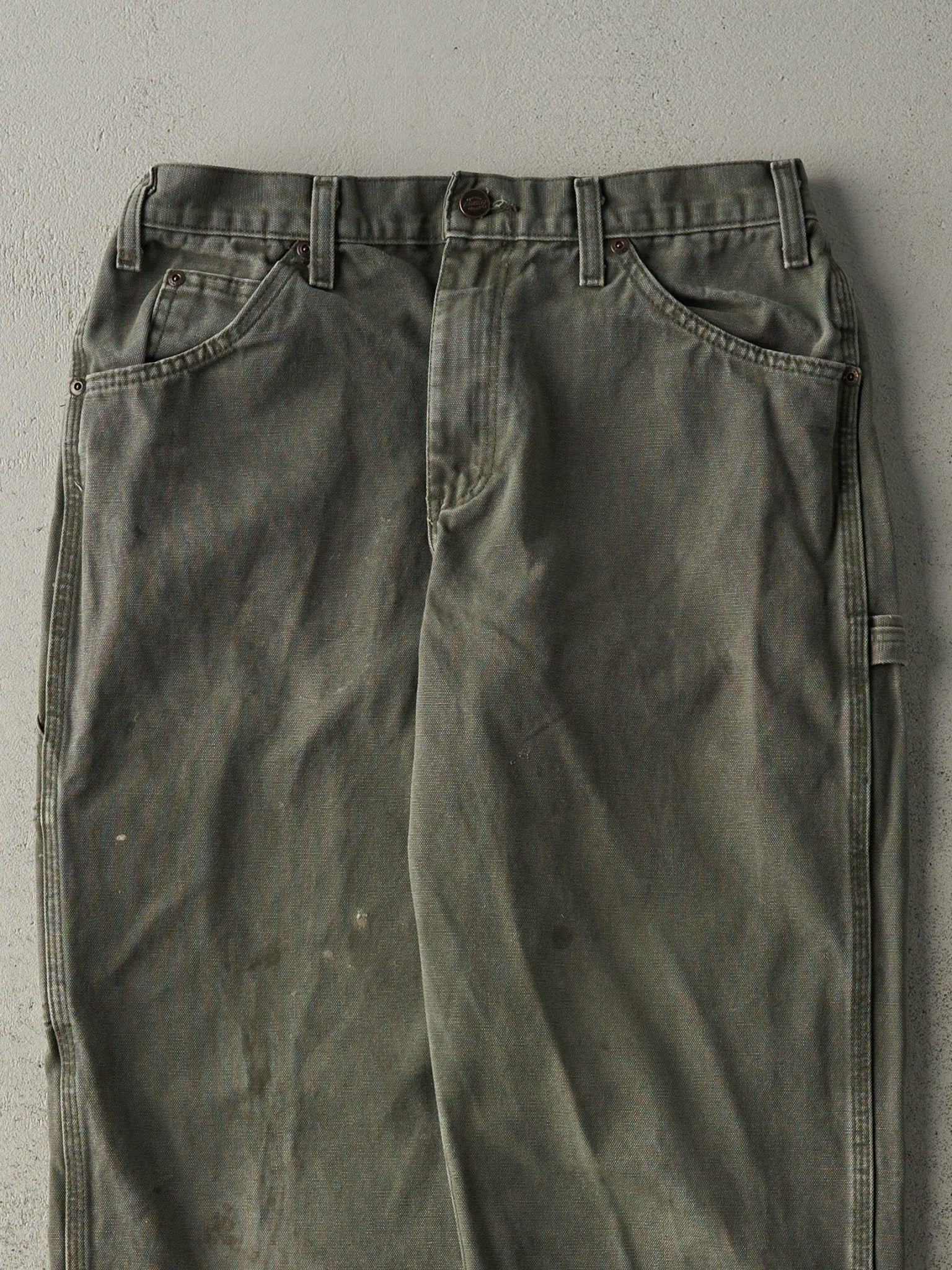 Vintage 90s Green Dickies Carpenter Pants (30x29)