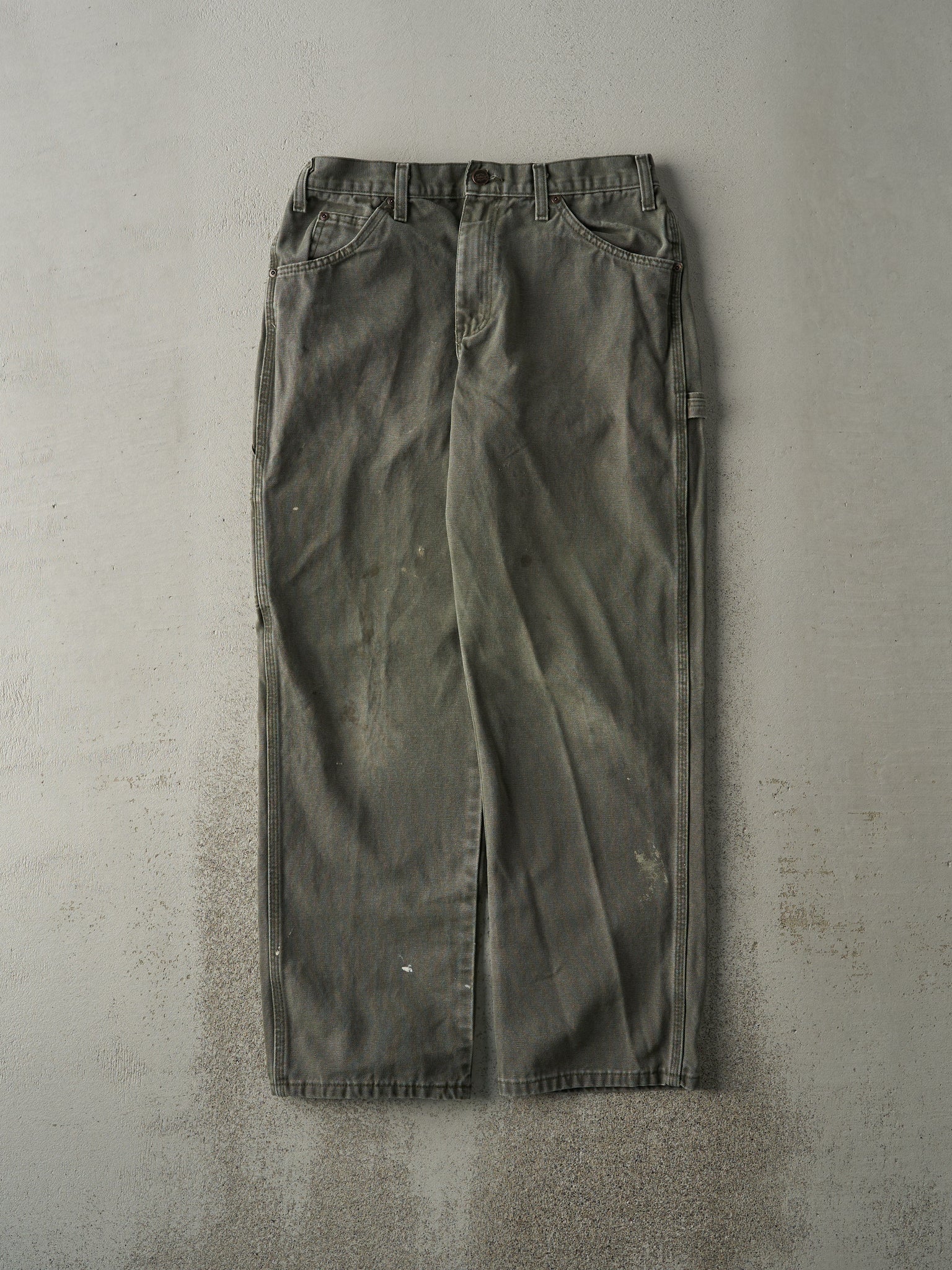 Vintage 90s Green Dickies Carpenter Pants (30x29)