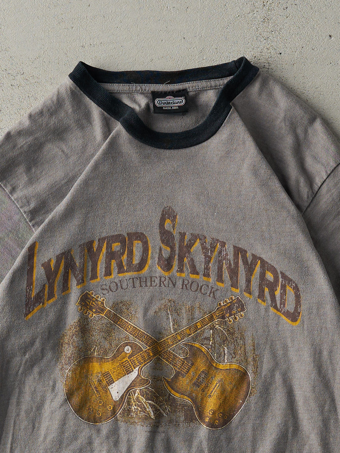 Vintage 04' Grey Lynyrd Skynyrd Ringer Tee (XS)