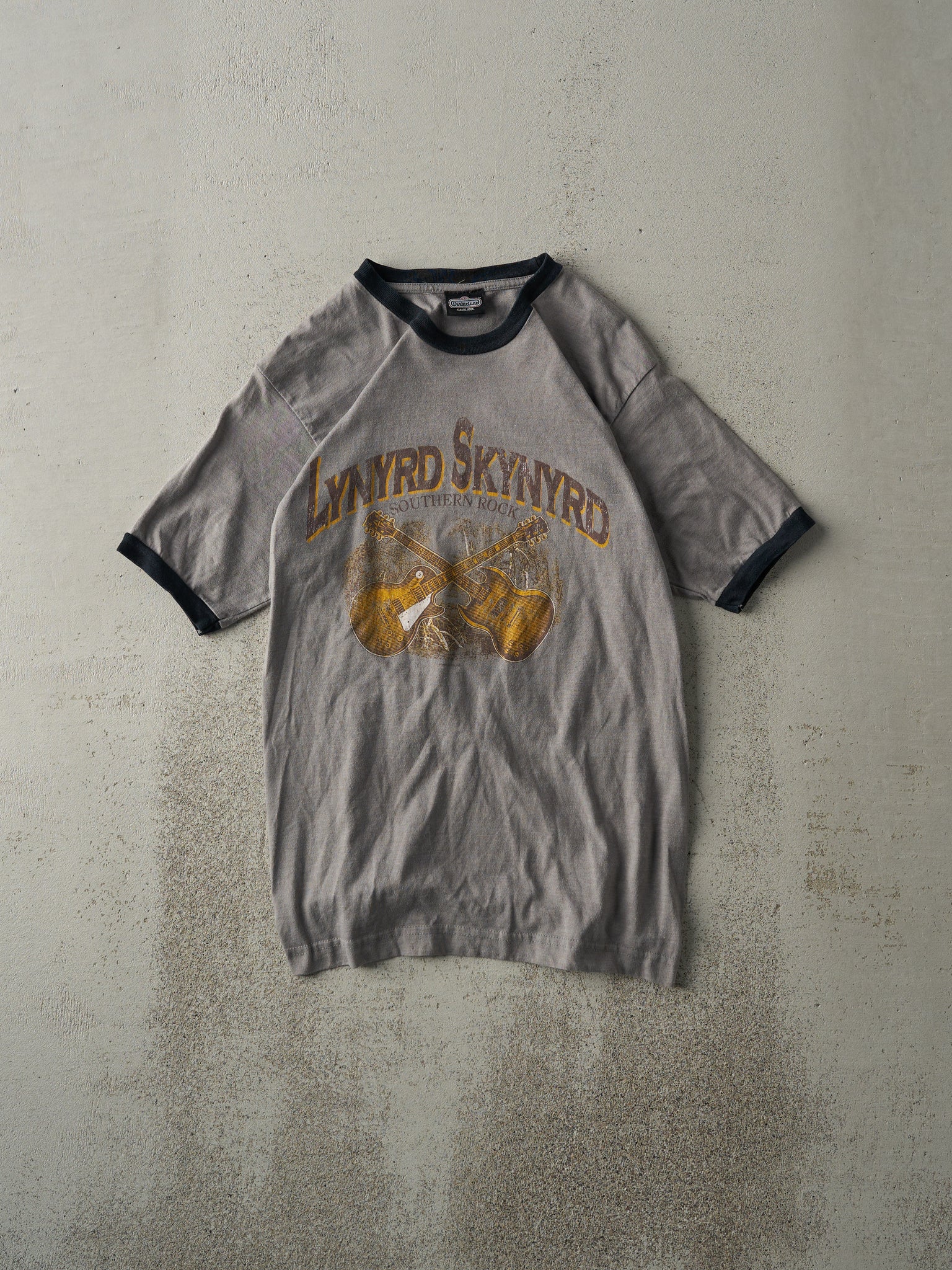 Vintage 04' Grey Lynyrd Skynyrd Ringer Tee (XS)